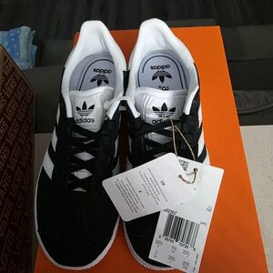 Adidas Gazelle Black and White Sneakers